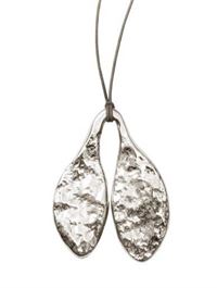 Quarry Small Leaf Pendent - Alluminio